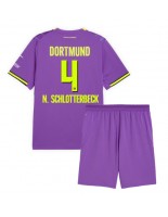 Borussia Dortmund Nico Schlotterbeck #4 Alternativní dres pro děti 2026-27 Krátký Rukáv (+ trenýrky)